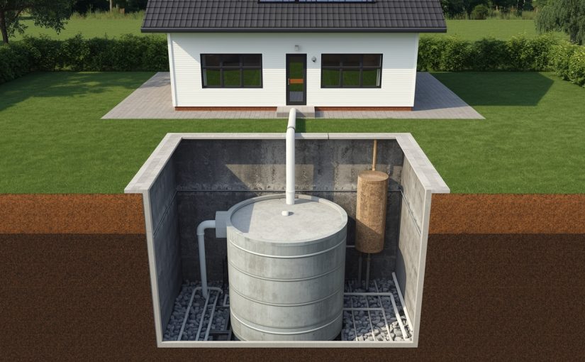 Szczegółowy poradnik obejmujący prawidłowego doboru, prawidłowego posadowienia oraz świadomego korzystania z betonowego zbiornika na nieczystości